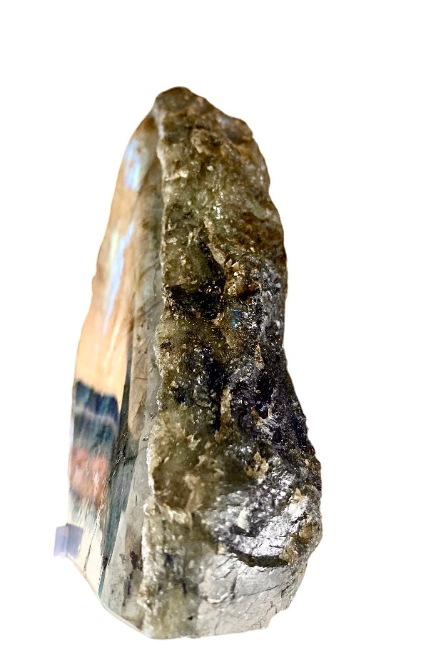 Labradorite – Finition double face polie, côtés bruts