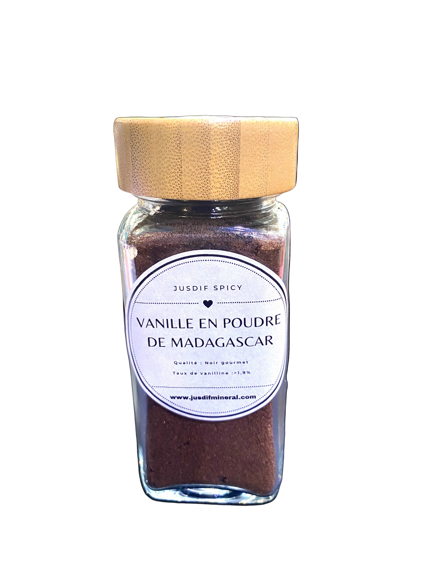 Poudre de Vanille de Madagascar 100% Pure – Arôme Naturel Premium en Pot