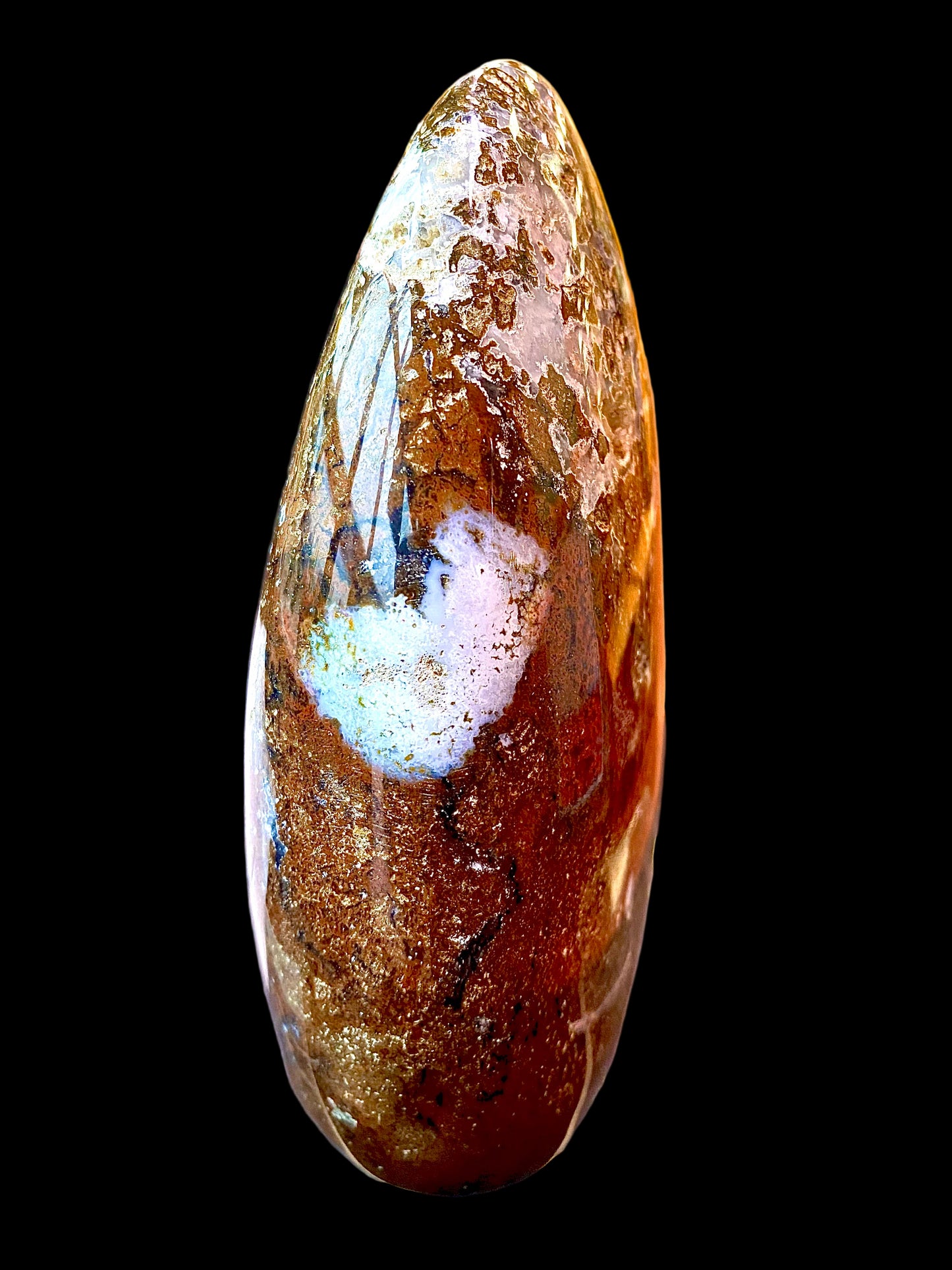 Jaspe Océanique Poli – Pièce Unique | Pierre de Calme & Harmonie